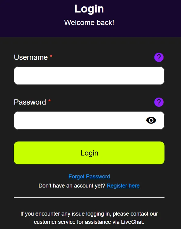 BigTaka Account Login
