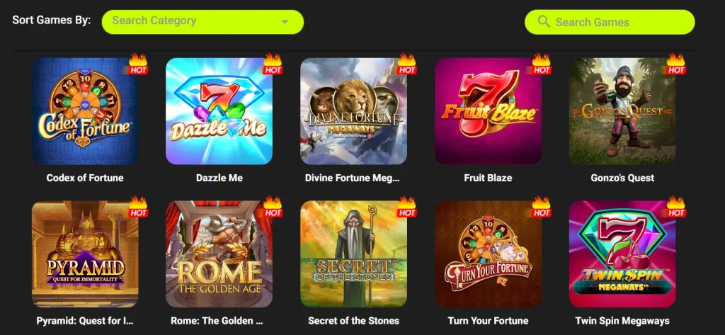 Popular Slots