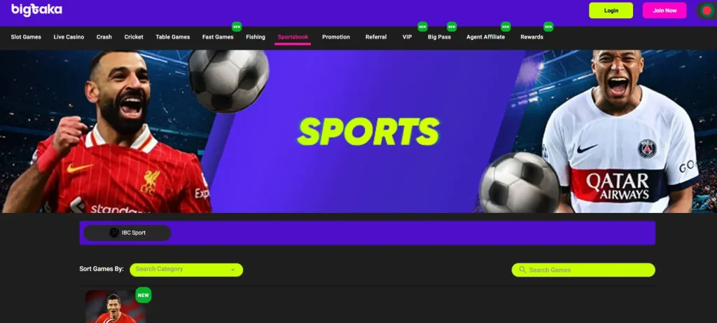 Bigtaka Bet on Sports